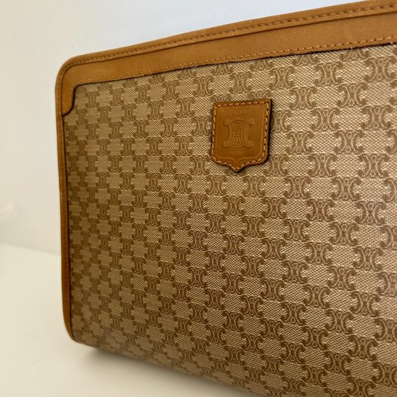 Celine Macadam Triomphe Cosmetic Pouch - Picture 11 of 13